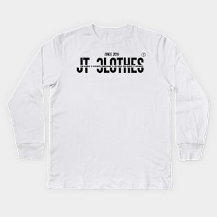 Line Black From nowhere to everywhere - JT Kids Long Sleeve T-Shirt